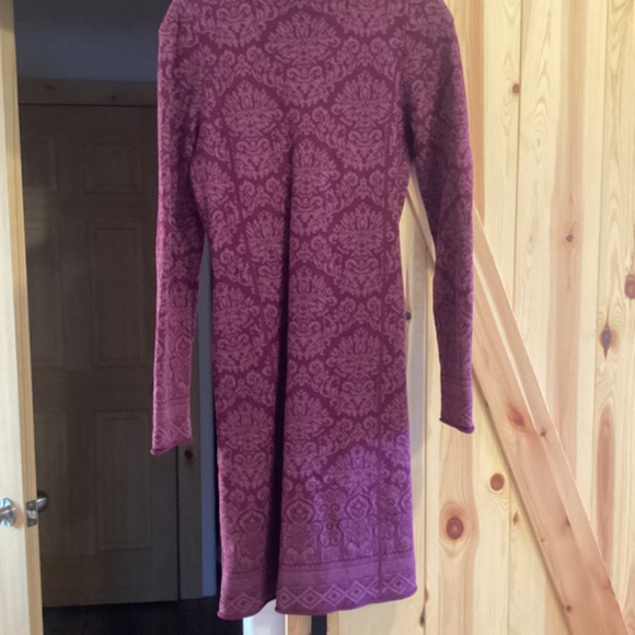 Athleta Purple Sweater Dress Size M - Picture 4 of 4
